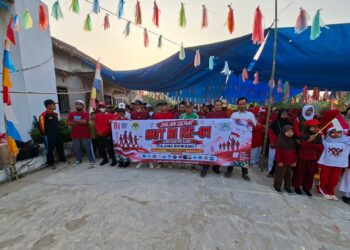 Sambut HUT RI ke-81, PC LDII Gunung Terang Gelar Jalan Sehat Lintas PC LDII